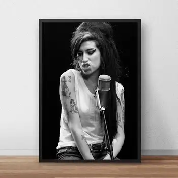 Amy Winehouse Modular Poze Fata Frumoasa Panza Pictura Arta De Perete Postere De Imprimare Living Modern Decor Acasă Nu-Cadru