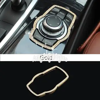 Angelguoguo Masina Butoane Multimedia Decorstion Cadru Trim Autocolant Pentru perioada 2013-BMW 1 3 4 5 Seria 7 X1 X3 X4 X5 X6