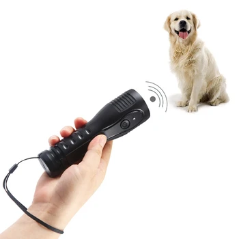 Animale de companie Câine de Formare, echipamente cu Ultrasunete pest Repeller Control Antrenor Dispozitiv Anti Latrat Opri Coaja de Descurajare Cu Lanterna Noi