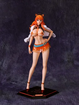 Anime One Piece GK Nami PVC Acțiune Figura Jucării Japonia Anime Fata Sexy Figura de Colectie Statura Papusa Cadou