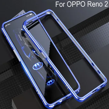 Anti-toamna Cadru Metalic PC greu capacul din Spate Pentru OPPO RENO 2 Caz de Aliaj de Aluminiu coque Pentru OPPO RENO 2 Metal Bara opporeno2