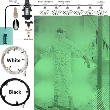 Apa Mist Spray Pentru Cabina de Sterilizare Și în aer Nebulizator Pompă Stropire, Kit sistem de 6M 9M 12M 18M 15M de Blocare a alunecării T conectori
