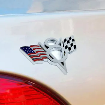 AQTQAQ 1buc 3D Metal V8-NE Steagul Moto Auto Autocolant Logo Emblema, Insigna de Styling Auto autocolant, costum pentru toate masina,masina de decoratiuni sickers