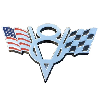 AQTQAQ 1buc 3D Metal V8-NE Steagul Moto Auto Autocolant Logo Emblema, Insigna de Styling Auto autocolant, costum pentru toate masina,masina de decoratiuni sickers