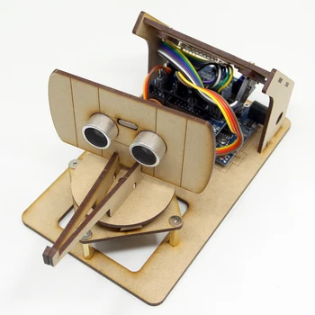 Arduino Mini-Radar de Detectare Robot Cu Ultrasunete, Radar Tft Ecran Lcd Filtru Proiect Open Source DIY STEM Progarm Jucărie Kit