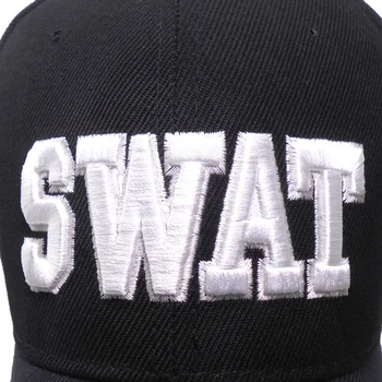 Armata SWAT Capac de sex Masculin Brodate Scrisoare Negru Șepci de Baseball pentru Bărbați Gorras Hombre Para Femei Snapback Os Masculino Tactice Capac