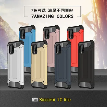 Armura Caz Pentru Xiaomi Mi Lite 10 10 Pro Acoperire Anti-knock Carcase de Protecție Spate Bara de protectie Pentru Telefon Xiaomi Mi 10 Lite Caz Funda