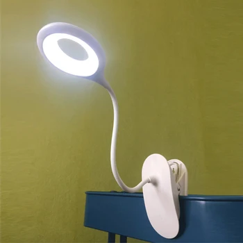 Atingerea de Control Estompat Clip-on, Lampa de Masa Led-uri USB Ochi-îngrijirea Lumina de Noapte 360° Flexibil de Iluminat Unghi de Studiu Citește Munca