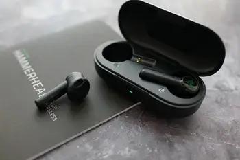 Autentic Razer Hammerhead Adevărat căști fără fir Bluetooth negru TWS stereo sport căști auriculare cu Încărcare depozit