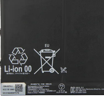 Autentic Înlocuirea Bateriei LIS3096ERPC pentru SONY Xperia Z Tablet 1ICP3/65/100-3 Original Baterie 4.35 V 6000mAh