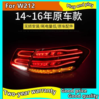 AUTO Styling Pentru BENZ E-CLASS W212 2009-2016 E300 E350 E250 E63 Spate spate cu LED-uri de Lumină din Spate Lumina de Frână Semafor Lampa de mers înapoi