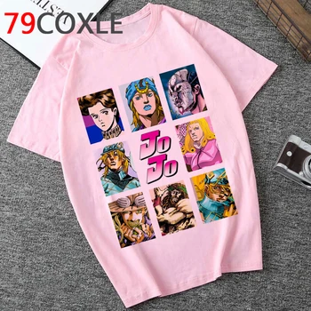 Aventura Bizar Jojo Anime Moda T-shirt pentru Bărbați Rece Amuzant Desene animate de Vara Tricou Grafic Casual Tricou Streetwear Top Tee de sex Masculin