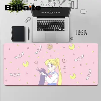 Babaite de Înaltă Calitate de culoare Roz Anime Sailor Moon Personalizate laptop Gaming mouse pad Cauciuc Calculator de Gaming mousepad