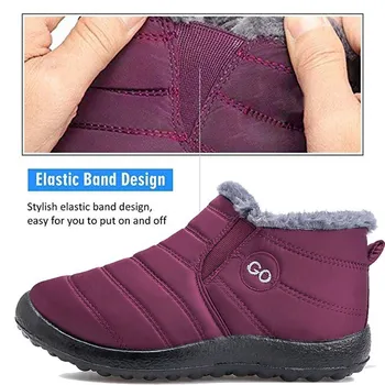 Barbati Cizme De Pluș Cald În Interiorul 2021 Ține Antiderapante Jos Cizme Impermeabile Pantofi Pentru Bărbați Ghete De Iarna Pentru Bărbați Încălțăminte Zapatos De Hombre