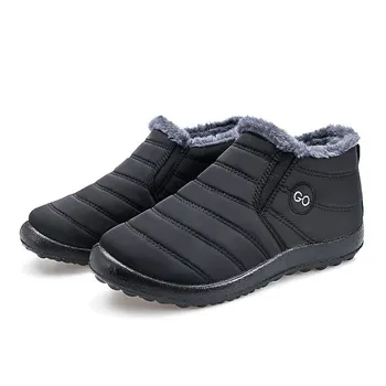 Barbati Cizme De Pluș Cald În Interiorul 2021 Ține Antiderapante Jos Cizme Impermeabile Pantofi Pentru Bărbați Ghete De Iarna Pentru Bărbați Încălțăminte Zapatos De Hombre