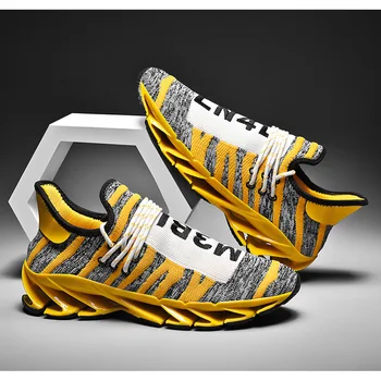 Barbati Pantofi de alergat Respirabil Lama Adidași Bărbați Non-Alunecare de Jogging Adidași de sex Masculin Formatori Personalizate Logo-ul de Ambalare pentru Picătură de Transport maritim