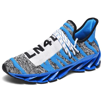 Barbati Pantofi de alergat Respirabil Lama Adidași Bărbați Non-Alunecare de Jogging Adidași de sex Masculin Formatori Personalizate Logo-ul de Ambalare pentru Picătură de Transport maritim
