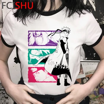 Barbati Tricou Unisex Naruto Harajuku Misto Anime-ul Japonez Uchiha Itachi Imprimare Tricou Maneca Scurta de sex Masculin Streetwear Casual T-shirt