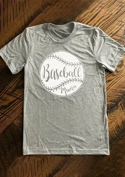 Baseball Mama O-Gat Maneci Scurte T-Shirt livrare Rapida de femei de moda, mama cămașă kawaii grafic teuri camisetas tumblr tendință topuri