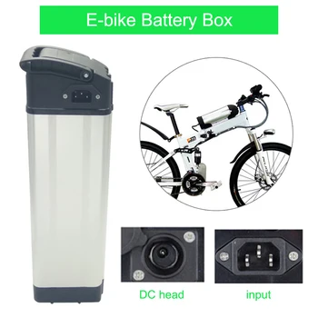 Baterie Cutie de Protecție de Depozitare din Plastic Baterie Caz pentru Biciclete Electrice biciclete E-36V 48V Mare Capacitate 18650 Titularul Caz
