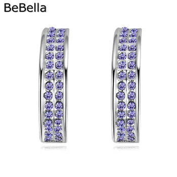 BeBella forma rotunda cristal cercei cu cristale de cehia cu 5 culori pentru petrecere