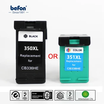 Befon 350XL 351XL Înlocuire Cartuș pentru HP 350 351 HP350 HP3510 Culoare Negru Cartuș de Cerneală Deskjet D4260 4260 D4360 C4200