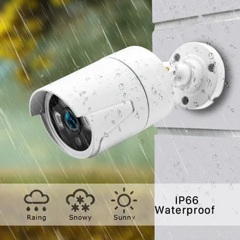 BESDER 1080p Cameră IP de Exterior carcasa de Metal rezistent la apa de Securitate Acasă de Supraveghere CCTV aparat de Fotografiat de Rețea RTSP P2P XMEye Mișcare Alertă