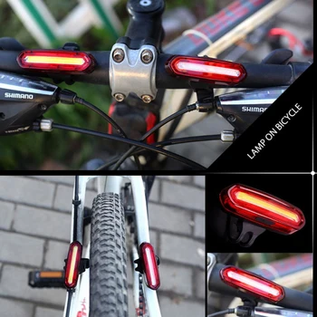 Bicicleta cu LED Stopul de Siguranță lampa de control Multi-modle de Noapte Mountain Bike din Spate, Coada de Lumină Lampă Lumina Super-Luminos