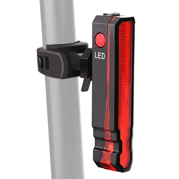 Biciclete pliabile Față de Lumină din Spate Avertizare de Siguranță Biciclete Lumina USB Reîncărcabilă Lumina Coada Impermeabilă Ciclism Lampa