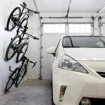 Bicicletă de oțel Montat pe Perete Raft de Depozitare High-carbon Grele Cârlig de Metal Garaj Organizator Anti-alunecare Bike Hanger Cârlige de Afișare