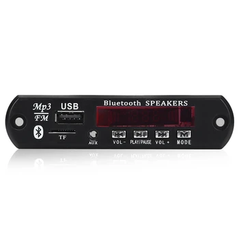 Bluetooth 5.0 MP3 Decoder Bord DC 5V 12V Auto Modul Radio FM Suport TF USB AUX pentru Masina Telefon