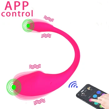 Bluetooth APP de Control Glont Vibrator Jucarii Sexuale Pentru Femei Adulți Jucării Vagin, Penis artificial Vibratoare Sex Erotic Shop