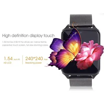 Bluetooth Ceas Inteligent pentru Huawei pentru Samsung Android Suport 2G SIM Card TF Camera Metal Smartwatch Z60