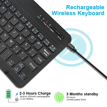 Bluetooth Wireless Keyboard Mouse-ul Pentru Samsung Galaxy Tab S7 11 S6 Lite S4 S3 S2 9.7 10.1 S5E 10.5 a A2 A5 A6 S E 9.6 8.0 Tableta