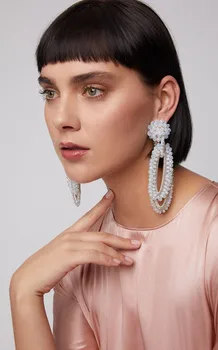 Boho cristal cercei lungi stil Baroc moda bijuterii pandantiv vintage cercei pentru femei adăuga farmec declarație oorbellen cadou