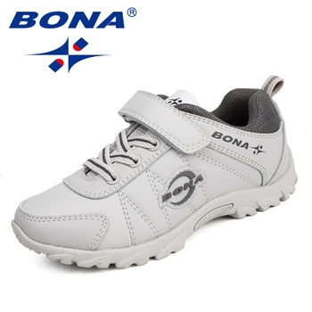 BONA clasic Nou Stil pentru Copii Pantofi Casual Cârlig & Bucla de Baieti Pantofi de Jogging în aer liber Adidași confortabil Moale Transport Gratuit