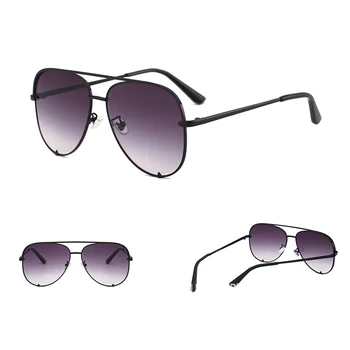 Brand pilot aliaj de ochelari de Soare pentru Femei gradient nuante Vintage pentru femei brand de lux de sex feminin de ochelari de soare trendy oglindă ochelari oculos