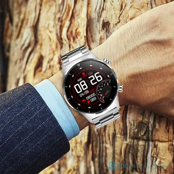 Business Smart Watch 2021 Bărbați Smartwatch Sport rezistent la apa Bratara Pentru Android IOS Tracker de Fitness Full Touch Smart-ceas de sex Masculin