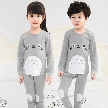 Băieți Fete Pijamale de Iarnă de Bumbac Seturi de Pijamale pentru Copii Homewear pentru Băiatul cu Pijamale Copii, Pijamale 2-13Y Adolescente Pijamas Haine