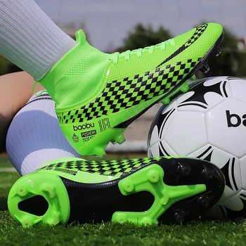 Bărbați Ghete De Fotbal Copii Fotbal Cizme Respirabil Fotbal Crampoane Antiderapante Chaussure Pantofi De Fotbal Profesionale Noi Pantofi De Fotbal