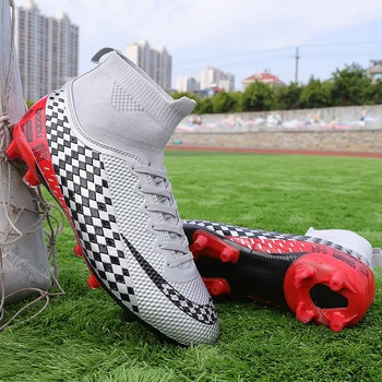 Bărbați Ghete De Fotbal Copii Fotbal Cizme Respirabil Fotbal Crampoane Antiderapante Chaussure Pantofi De Fotbal Profesionale Noi Pantofi De Fotbal
