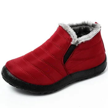 Bărbați Pantofi Pentru Bărbați Ghete Impermeabile de Iarna Pantofi de Pluș Cald Cizme de Zapada Unisex Anti Skid Plus Dimensiune 47 Mans încălțăminte