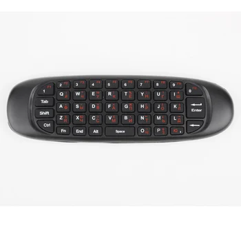 C120 Zbor Air Mouse Mini 2.4 GHz Wireless Keyboard rusă/engleză Portabile de Control de la Distanță cu Giroscop pentru Smart TV BOX/Mini PC