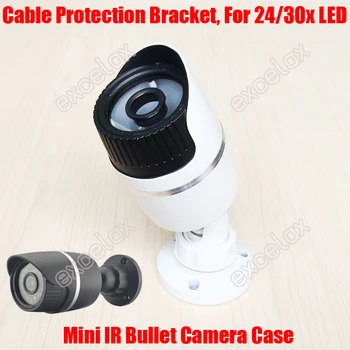 Cablu de Protecție a Suportului Mini rezistent la apa Bullet IR Caz de Aluminiu CCTV Tub Carcasa de Exterior IP66 pentru 24buc 30buc Bord cu LED-uri