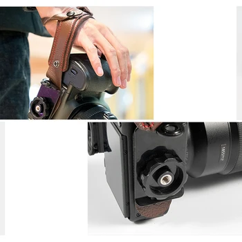 Camera foto Micro-Fibre din Piele, Curea de Mână, Suport de Curea pentru Canon EOS RP 60D 70D 80D 5DIII 5DIV 6D II 7D rezistent la Socuri Curea