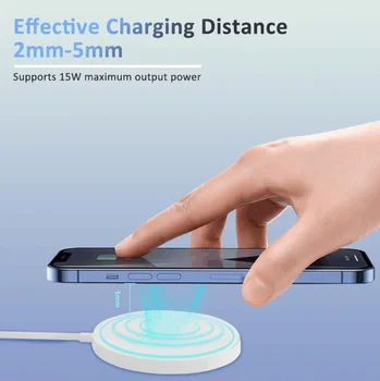 Camoro Powerbank Magsafe Mini Portabil Magnetic 15W Qi Wireless Rapidă Încărcător Wireless de Încărcare Inductivă Suport pentru IPhone 12