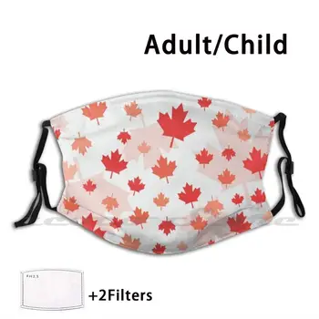 Canadian Maple Leaf Pavilion Masca de Fata Masca DIY Filtru Lavabil Pm2.5 Gura Trend Rămâne În Condiții De Siguranță Purta-O Fiecare Vânzare, Donație