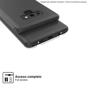 Capacul suportului efect de oglindă caz flip cu smartphone acoperire pentru Xiaomi Mi 10T Lite (5G) 6.67