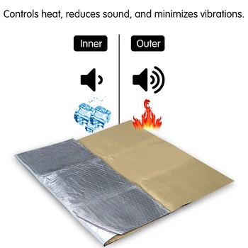 Capota Motor Firewall Căldură Mat Antifonarea Fonica Izolare Material Interior Sunet De Izolare Termică Bumbac