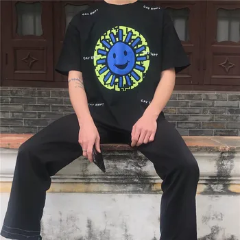 CAVEMPT tricou Barbati Femei Unisex Cav Preveni Tricou SOLARE Logo-ul de Imprimare C. E Tee Hip-Hop din Bumbac Tricouri